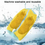 Microfiber Shoe Washing Bag Protective Laundry Bag for Sneakers School Bags
