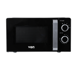 Von Solo Microwave 20L Manual Control, 6 Power Levels, VAMS-20MGX (12-Month Warranty)