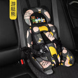 Children’s Safety Car Seat Cushion Big Size 2–10 Years Adjustable Portable Design