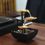 Golden Lotus Tabletop Fountain Tabletop fountain Fountains