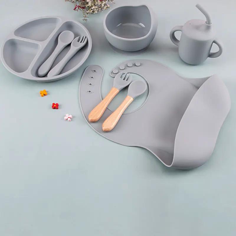 Eco Friendly Silicone Feeding Set For Babies BPA Free Baby & Kids Feeding Essentials