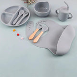 Eco Friendly Silicone Feeding Set For Babies BPA Free Baby & Kids Feeding Essentials
