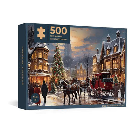500 Piece Christmas Jigsaw Puzzle Jigsaw puzzle Jigsaw Puzzles