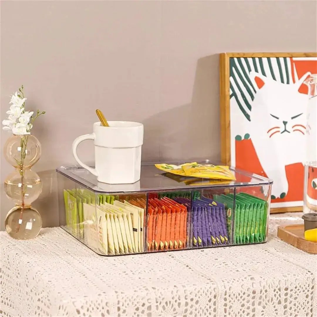 Acrylic Tea Bag Organizer Kitchen Organizers