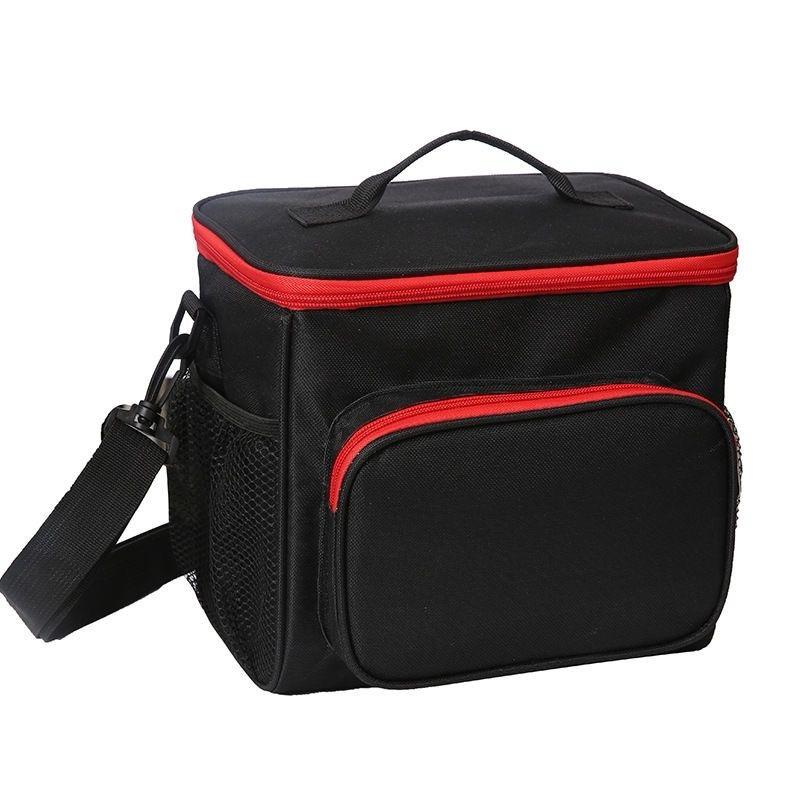 Thermal Insulated Lunch Bag Cooler Bag Waterproof Oxford Fabric 26x17x22cm