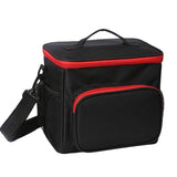 Thermal Insulated Lunch Bag Cooler Bag Waterproof Oxford Fabric 26x17x22cm
