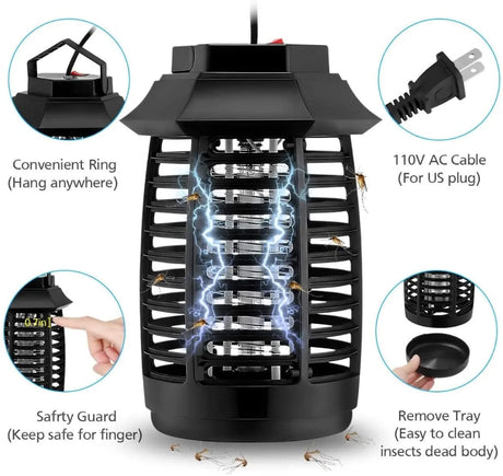 Electric Mosquito Killer UV Machine – Ultra Silent Anti-Insect Plug-In Lamp
