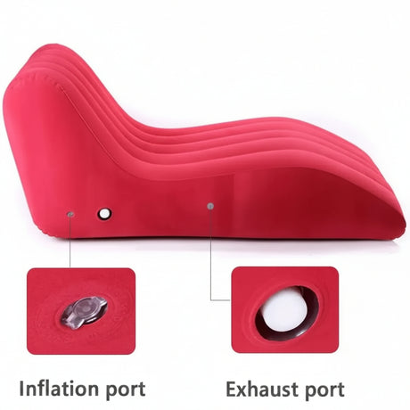 S-Shaped Inflatable Sofa Inflatable sofa Sofas
