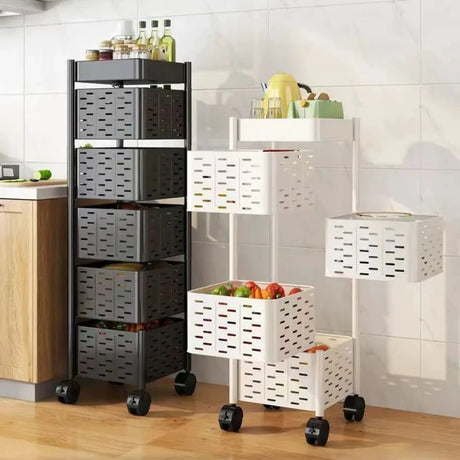 Rotating Metallic 5-Tier Kitchen Organizer Kitchen organizer