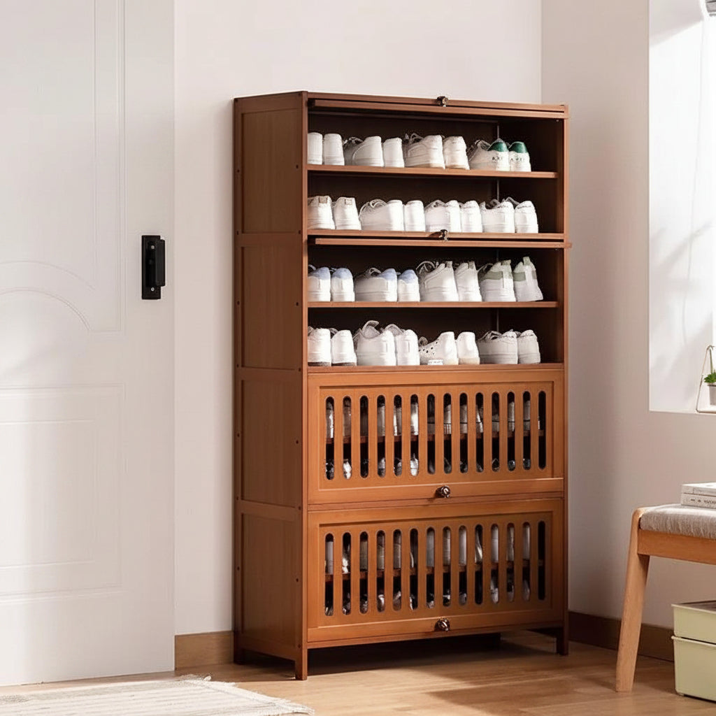 9 Layer Bamboo Shoe Cabinet Shoe cabinet Shoe Cabinets