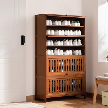 9 Layer Bamboo Shoe Cabinet Shoe cabinet Shoe Cabinets