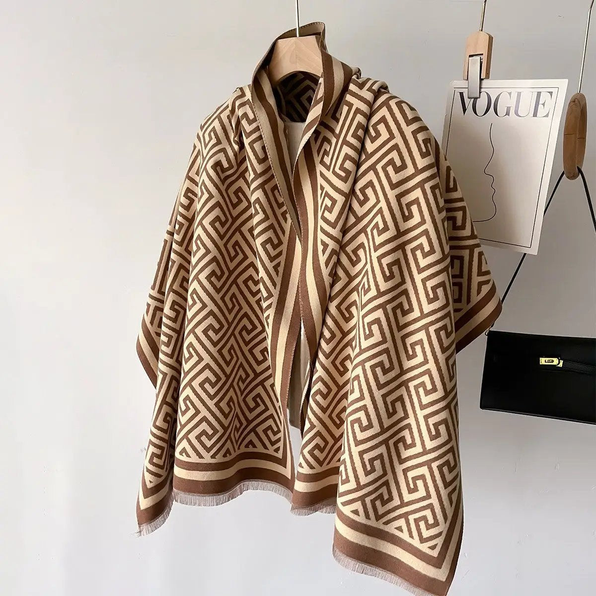 Luxury Double-Sided Cashmere Scarf Cold essentials Scarves