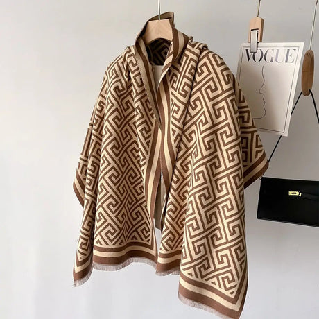Luxury Double-Sided Cashmere Scarf Cold essentials Scarves
