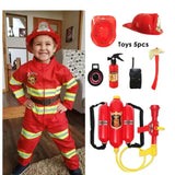 Kids Firefighter Costume Costume set Costume Sets