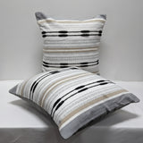 Boho Chenille Stripe Pillow Cover Pillow cover Bedding