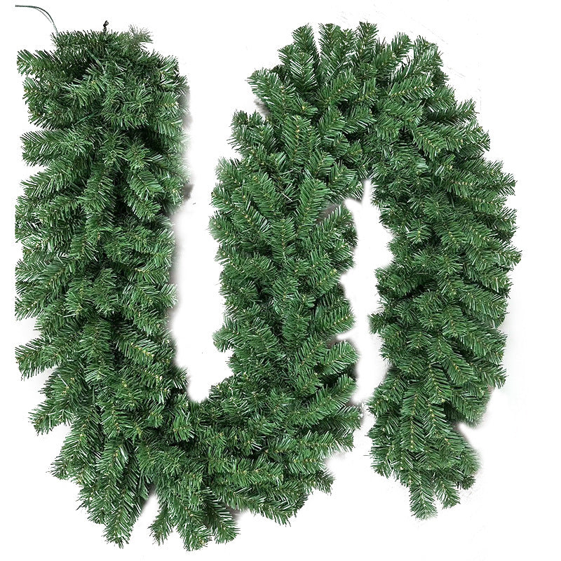 2.7M Green Plain Undecorated Christmas Garland – Flexible Pine Needle Garland