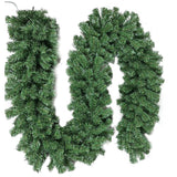2.7M Green Plain Undecorated Christmas Garland – Flexible Pine Needle Garland