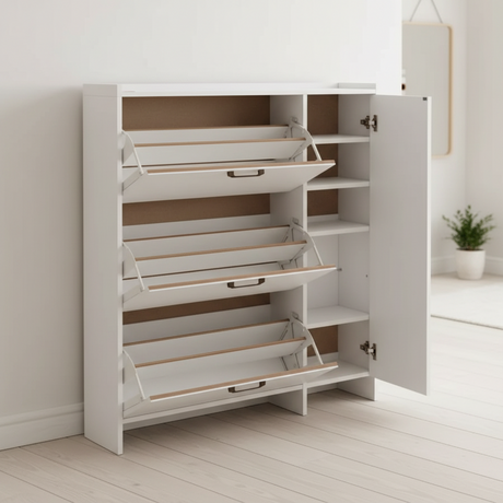 Shoe Cabinet with Side Storage Shoe cabinet Shoe Cabinets