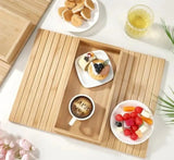 Foldable Bamboo Sofa Armrest Tray Armrest tray Sofa Accessories