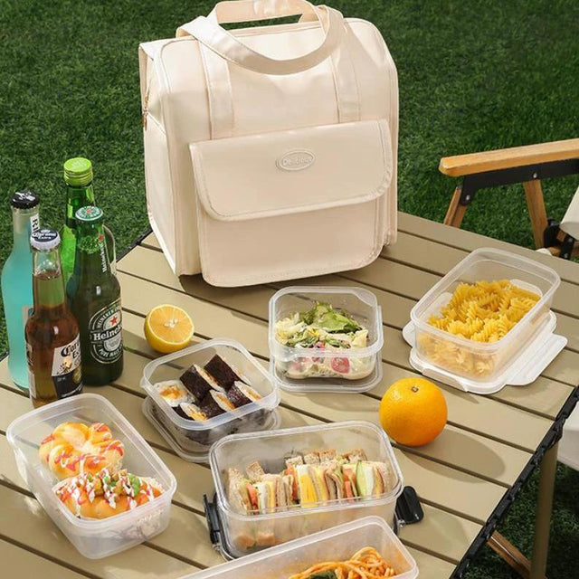 1Thickened Waterproof Insulated Lunch Bag Lunch bag Lunch Bags