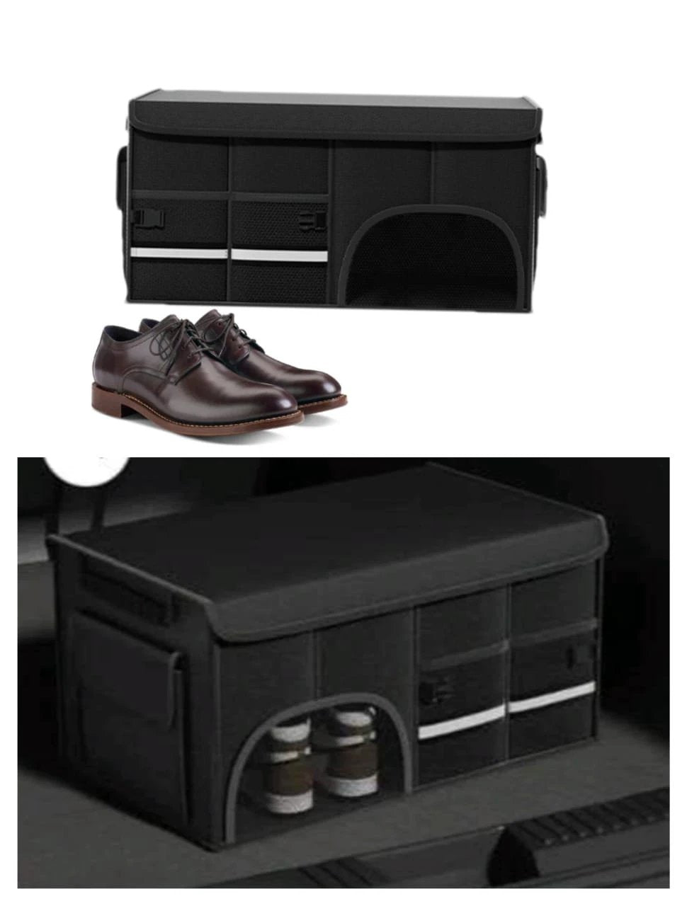 Car Trunk Foldable Storage Box Organizer – Large Capacity 60 × 35 × 30 cm Storage and organization Vehicle Organizers