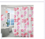 Shower Curtain with Hooks 180 x 200 cm Waterproof Bathroom Curtain