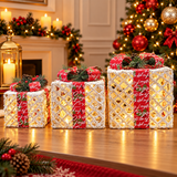 Christmas Light Gift Boxes Christmas box decoration Seasonal & Holiday Decorations
