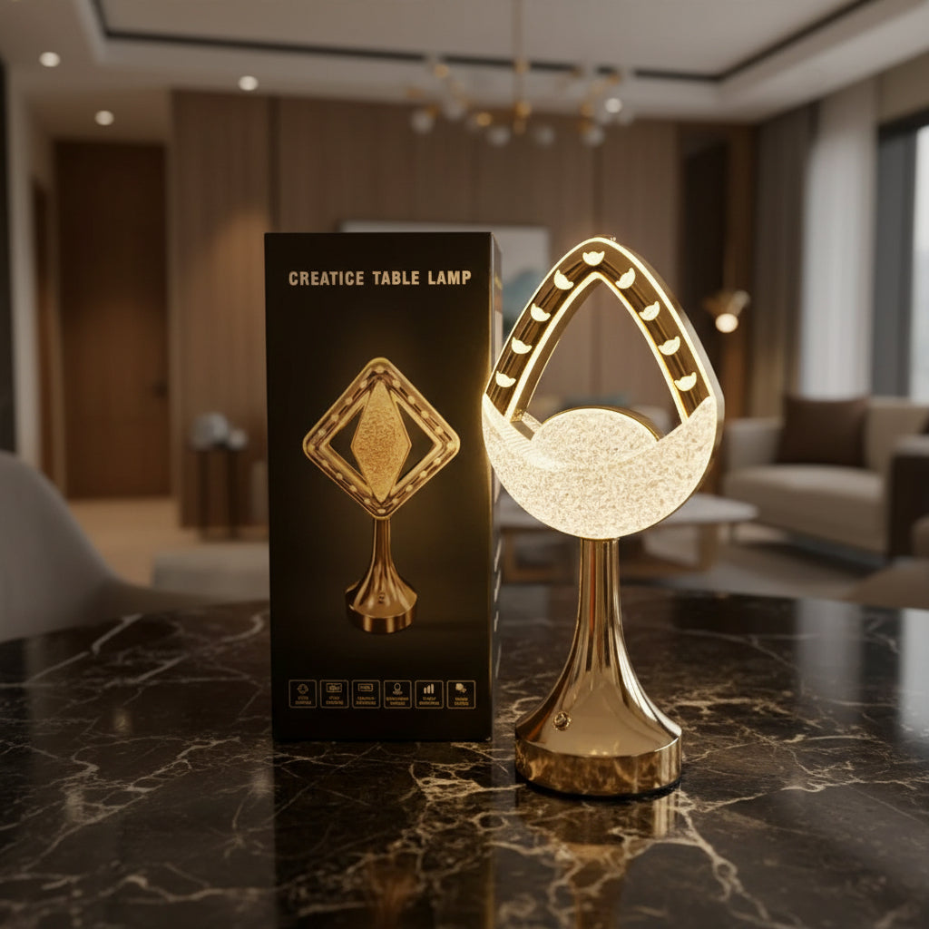 Gold Crystal LED Decorative Table Lamp Decorative lamp Lamps