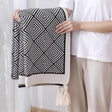 Bohemian Knitted Throw Blanket 150x200 Cozy For Home Decor house holds Blankets