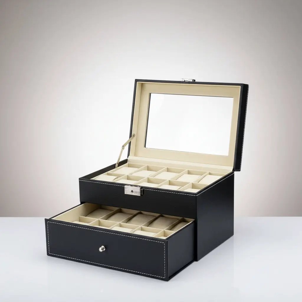 20 Slots Leather Watch Organizer Watch organizer Watch Boxes