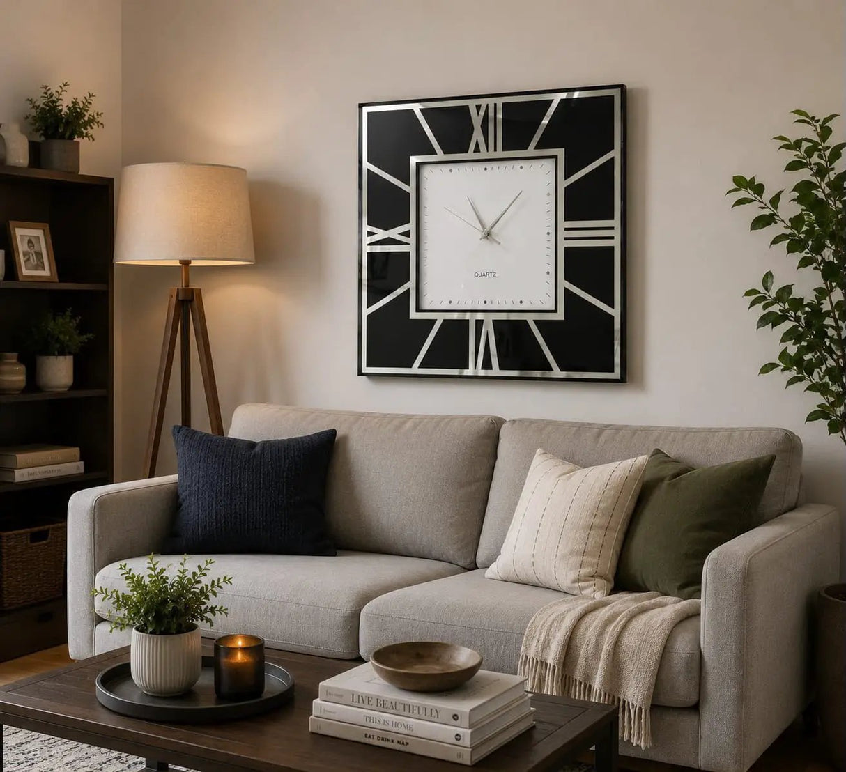 Square Roman Numeral Wall Clock Wall clock Wall Clocks