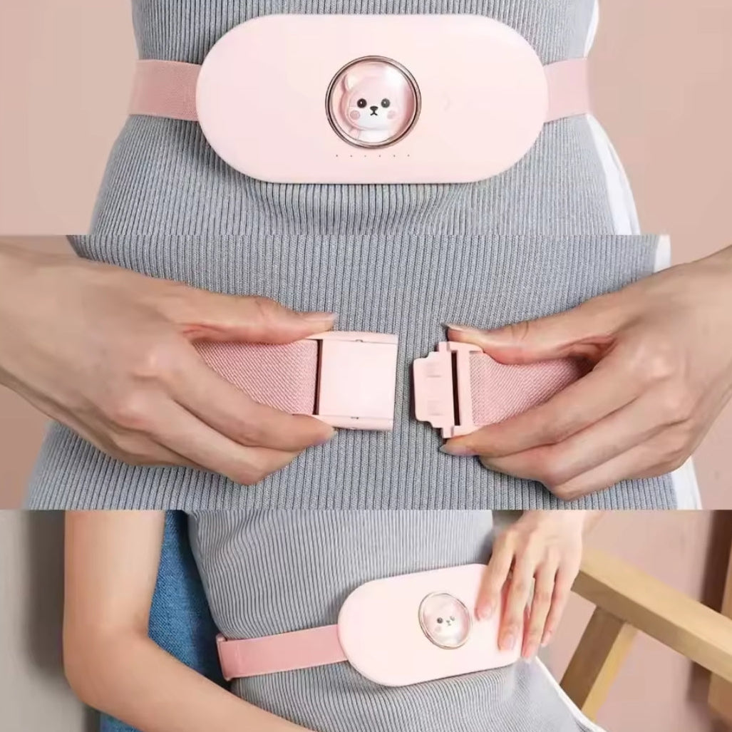 Menstrual Pain Reliever with Adjustable Heat & Massage Modes