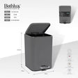 5L Stainless Steel Pedal Bin Pedal bin Trash Cans