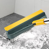 3 in 1 Floor Scrubbing Brush with Long Handle and 180° Rotating Head