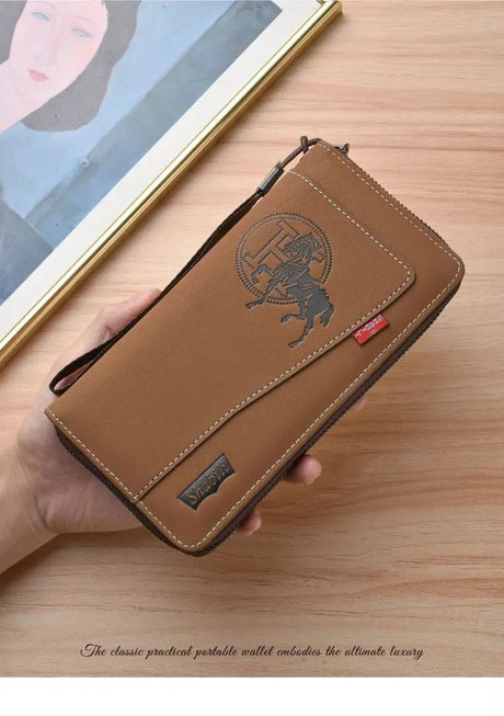 Premium Long Leather Wallet With Multi Card Slots Daily Accessories Wallets
