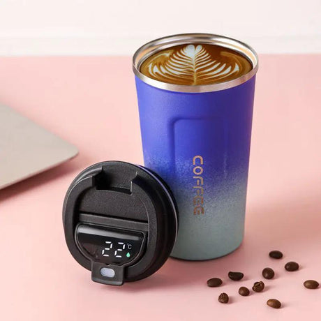 Smart Lid Thermal Coffee Tumbler Kitchenware Tumblers
