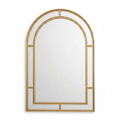 Arched Gold Frame Decorative Mirror Mirror Mirrors