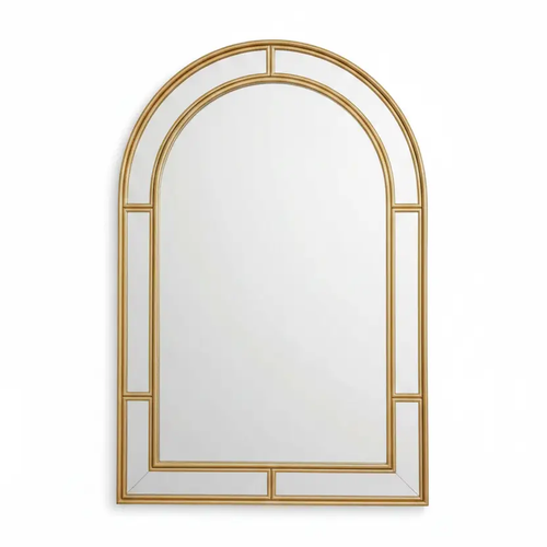 Arched Gold Frame Decorative Mirror Mirror Mirrors