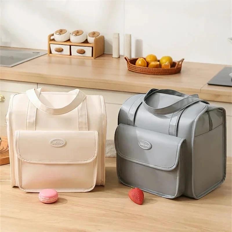Thickened Waterproof Lunch Bag – Insulated Reusable Design Lunch Bags