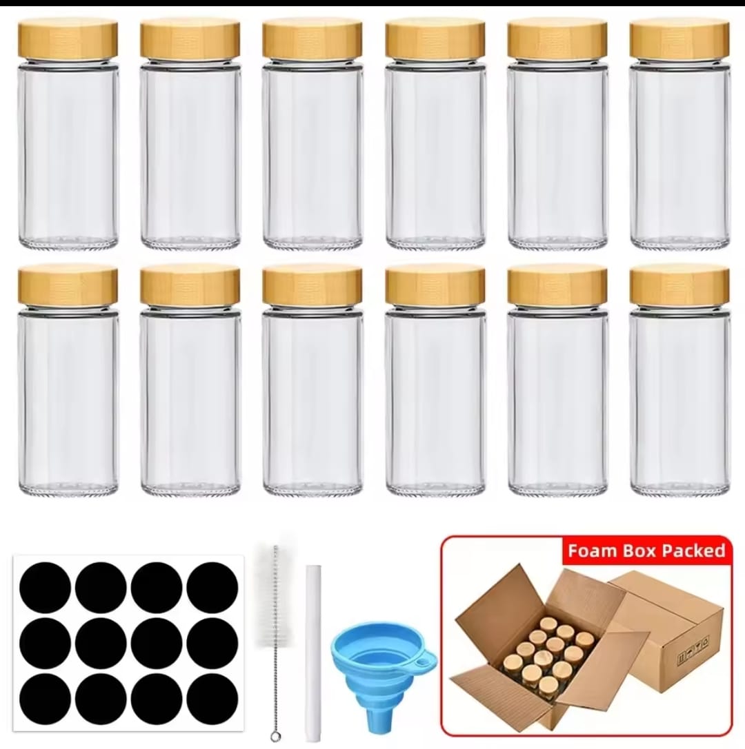 Furaha Finds glass spice jar.