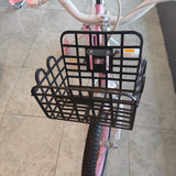 Kids' Pink Bicycle | With Training Wheels and Rear Seat