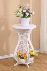 Quartered Decor Coffee Flower Table with Placemat