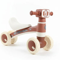 Musical 4 Wheels Balance Bike with LED Lights and Music for Toddlers
