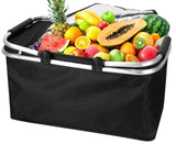 Picnic Foldable Insulated Portable Bag Available in Black, Red, and Blue 48x28x22 cm