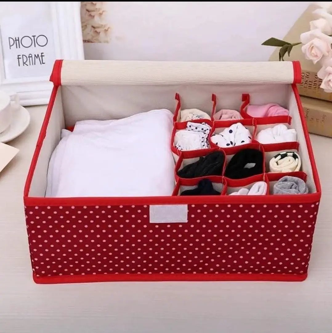 Undergarment Organizer 13 Grid 3In1 Lid For Moms Wardrobe Closet Organizers Closet Organizers