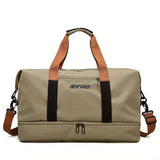 Large Capacity Waterproof Travel Bag – Unisex Oxford Duffle with Shoe Compartment