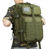 50L Outdoor Tactical Camping Backpack – Waterproof Oxford Bag L