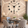3D Roman Numeral Acrylic Mirror Wall Clock Home Decor Wall Clocks