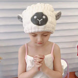 Microfiber Hair Drying Towel Wrap Cap with Bowknot Hair drying towel