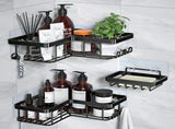 ---

3pcs Heavy-Duty Shower Caddy Shelf Set for Bathroom Organization